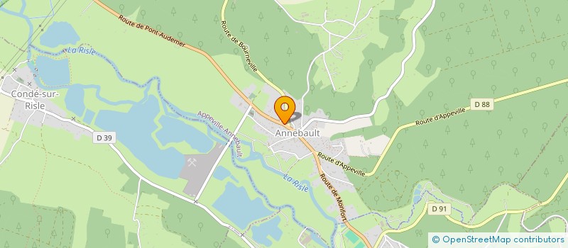 localisation de l'entreprise RISLE CONSTRUCTIONS  PONT-AUTHOU