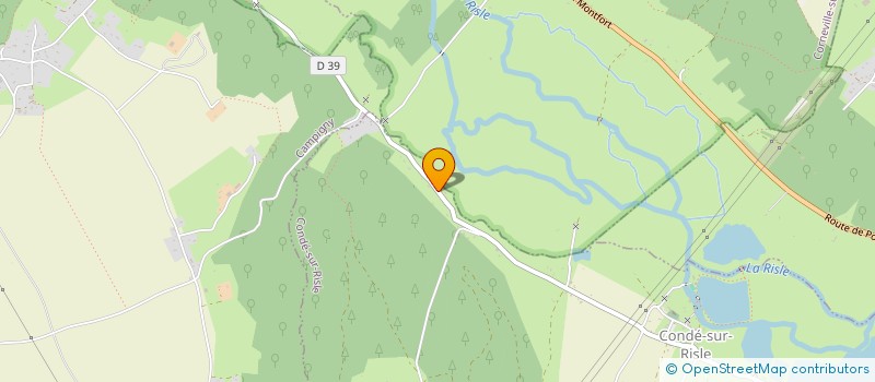 localisation de l'entreprise RISLE23  CONDE-SUR-RISLE