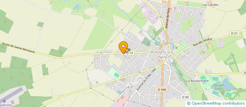 localisation de l'entreprise RISOUD INDUSTRIE à AUBIGNY-SUR-NERE