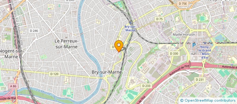 localisation de l'entreprise RISOVER IMMO à BRY-SUR-MARNE
