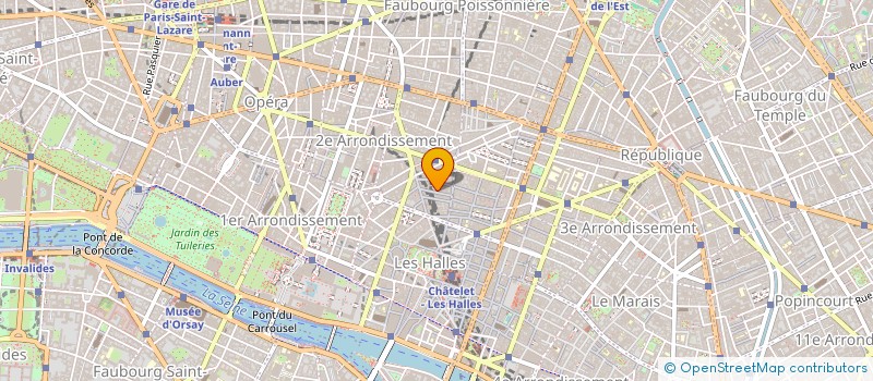 localisation de l'entreprise RISQUES CIVILS CHARCUTERIE 5 à PARIS