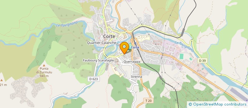 localisation de l'entreprise RISQUES MAJEURS  CORTE