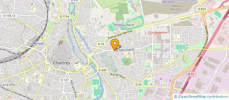 localisation de l'entreprise RISSE PREVENTION à CHARTRES