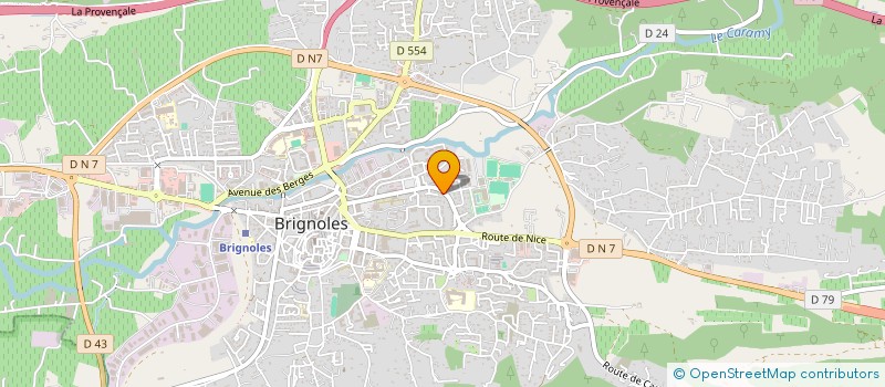 localisation de l'entreprise RISSO PIZZA  BRIGNOLES