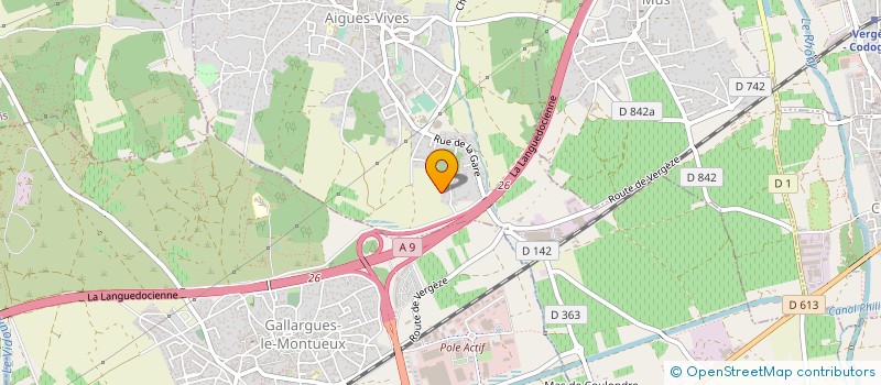 localisation de l'entreprise RISSON PERE & FILS  AIGUES-VIVES