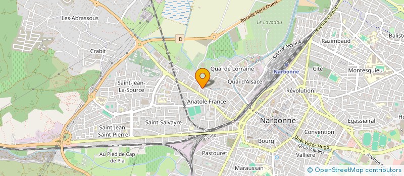 localisation de l'entreprise RISTOR CLAUDE à NARBONNE
