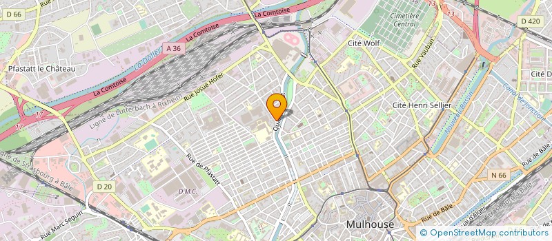 localisation de l'entreprise RISTORANTE PIZZERIA LA TOSCANA  MULHOUSE