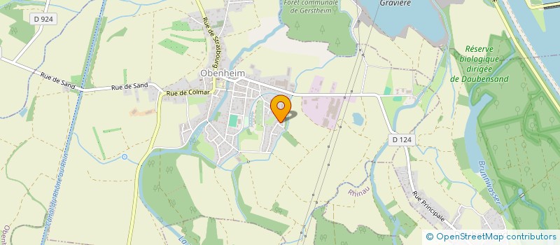 localisation de l'entreprise RISTRETTO  OBENHEIM