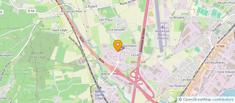 localisation de l'entreprise RISTRETTO INVESTISSEMENTS SAS à CHARNAY-LES-MACON