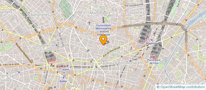 localisation de l'entreprise RISUS  PARIS 9