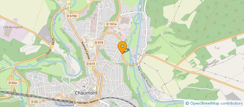 localisation de l'entreprise RISUS ARTIFEX à CHAUMONT