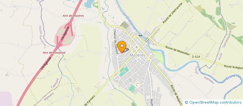 localisation de l'entreprise RISYSKY à MAZERES