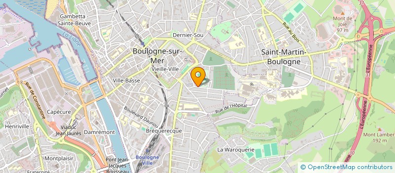 localisation de l'entreprise RIT A TOUT  BOULOGNE-SUR-MER