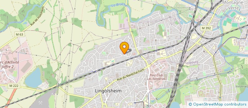 localisation de l'entreprise RITA  LINGOLSHEIM