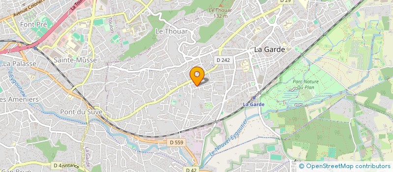 localisation de l'entreprise RITA  LA GARDE