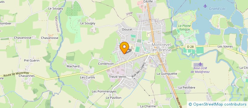 localisation de l'entreprise RITA  MONTREVEL-EN-BRESSE