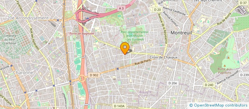 localisation de l'entreprise RITA, REVUE ILLUSTREE à MONTREUIL