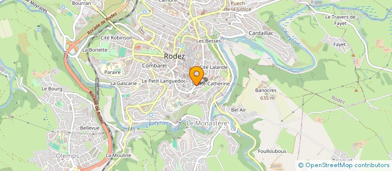 localisation de l'entreprise RITA'S WORLD à RODEZ