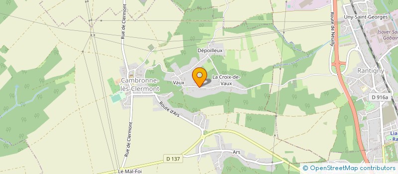 localisation de l'entreprise RITACORP à CAMBRONNE-LES-CLERMONT