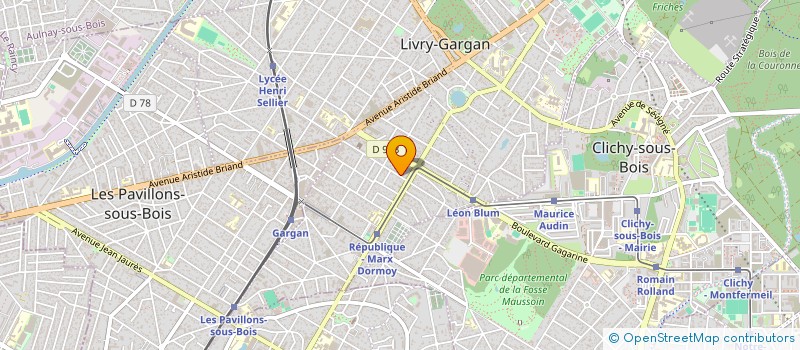 localisation de l'entreprise RITAGE BATIMENTS à LIVRY-GARGAN