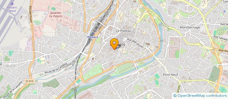 localisation de l'entreprise RITEC à POITIERS