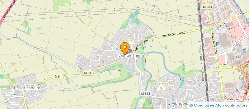 localisation de l'entreprise RITEG  LAMPERTHEIM