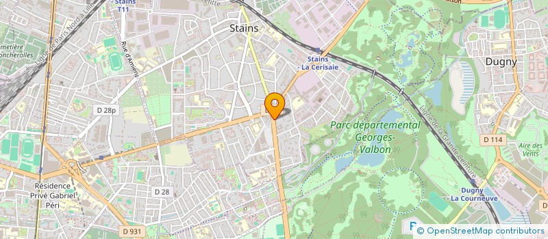 localisation de l'entreprise RITEJ à STAINS