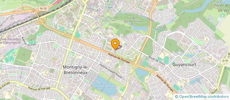 localisation de l'entreprise RITEJ  GUYANCOURT