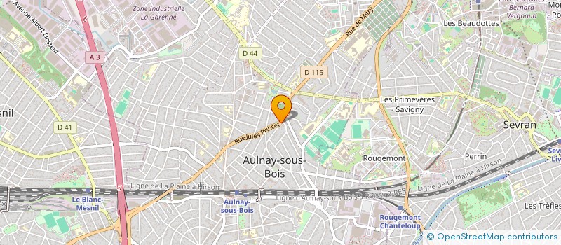 localisation de l'entreprise RITEJ TRANSPORTS à AULNAY-SOUS-BOIS