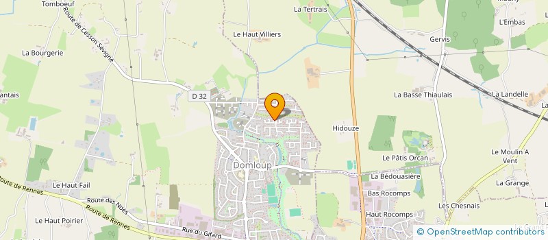 localisation de l'entreprise RITEL  DOMLOUP