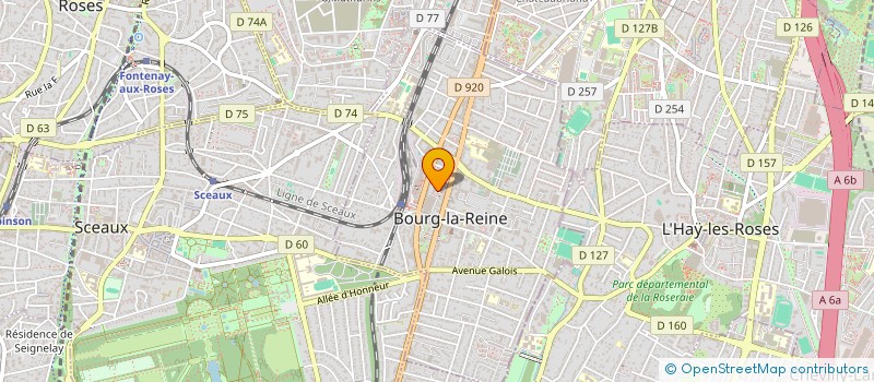 localisation de l'entreprise RITH à BOURG-LA-REINE