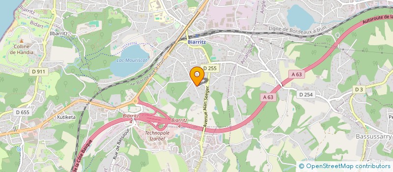 localisation de l'entreprise RITM N FIT à BIARRITZ