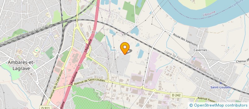 localisation de l'entreprise RITMO  SAINT-LOUBES