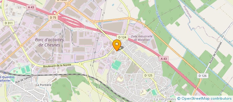 localisation de l'entreprise RITMS  LA VERPILLIERE