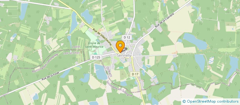 localisation de l'entreprise RITO à SENNELY