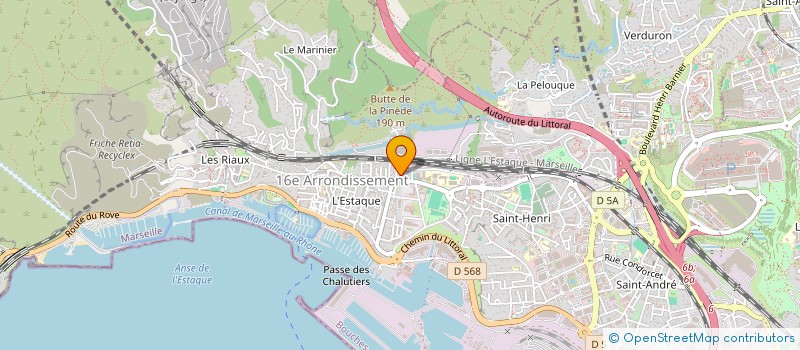 localisation de l'entreprise RITOS à MARSEILLE 16