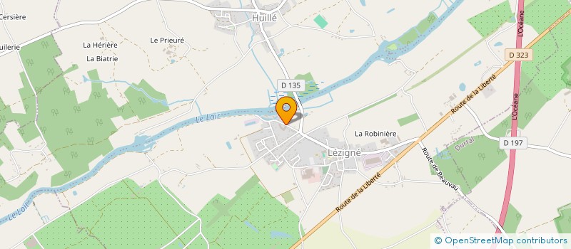 localisation de l'entreprise RITOUET à HUILLE-LEZIGNE