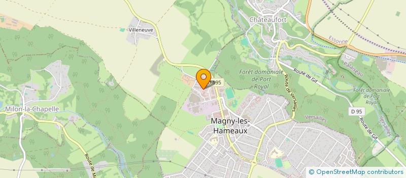 localisation de l'entreprise RITRAMA à MAGNY-LES-HAMEAUX