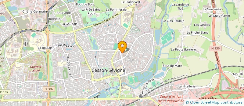 localisation de l'entreprise RITUAL BEAUTE  CESSON-SEVIGNE