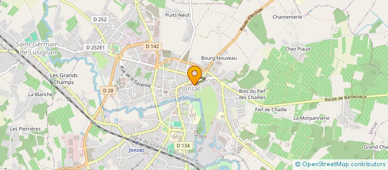 localisation de l'entreprise RITUALS HAIR STUDIO  JONZAC