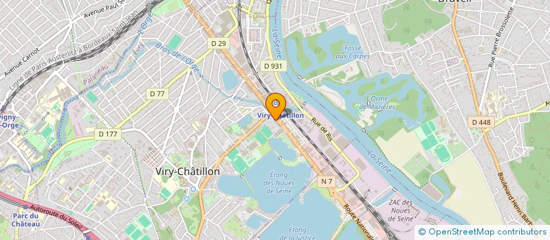 localisation de l'entreprise RITUEL BARBER  VIRY-CHATILLON