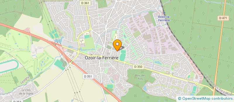 localisation de l'entreprise RITUEL DERMA  OZOIR LA FERRIERE