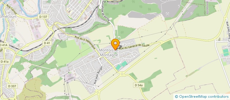 localisation de l'entreprise RITUELS BIEN ETRE  MONTOIS-LA-MONTAGNE