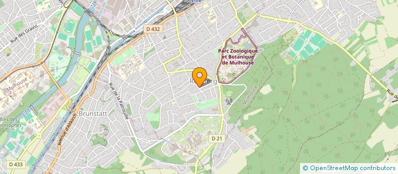 localisation de l'entreprise RITZ  MULHOUSE