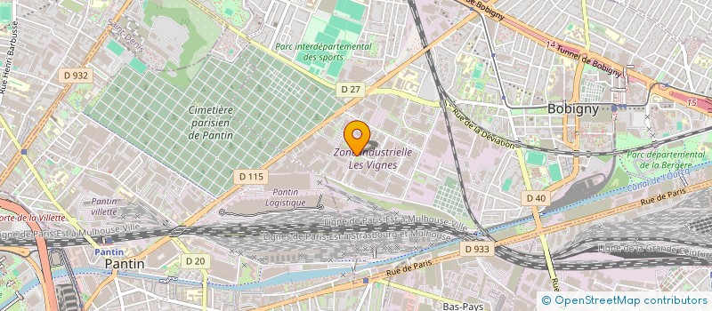 localisation de l'entreprise RITZ PLAZZA  BOBIGNY