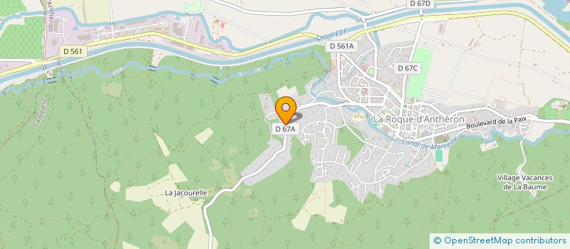 localisation de l'entreprise RITZZO FACADES  LA ROQUE D'ANTHERON