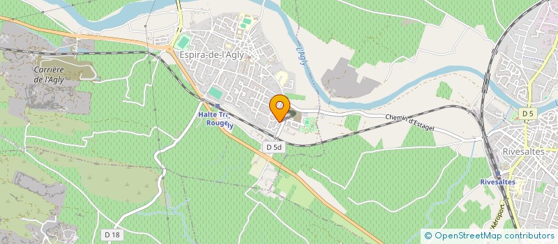 localisation de l'entreprise RIU  ESPIRA-DE-L'AGLY