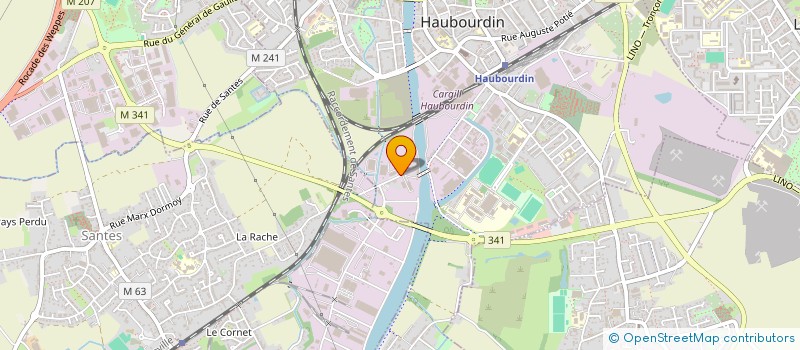 localisation de l'entreprise RIV à HAUBOURDIN