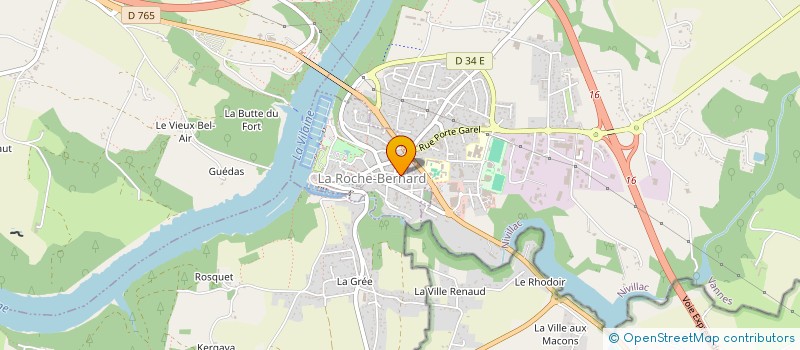localisation de l'entreprise RIV AGE à LA ROCHE-BERNARD