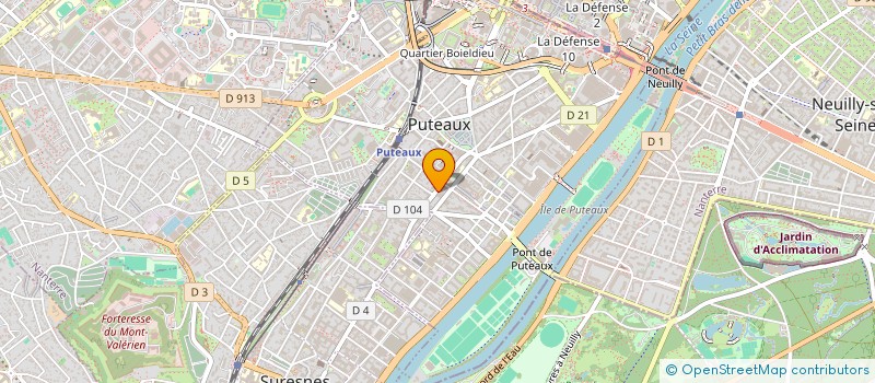 localisation de l'entreprise RIV'AIR VOYAGES  PUTEAUX